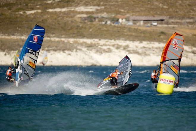 Volwater leads race four - PWA Pegasus Airlines World Cup 2012 ©  John Carter / PWA http://www.pwaworldtour.com